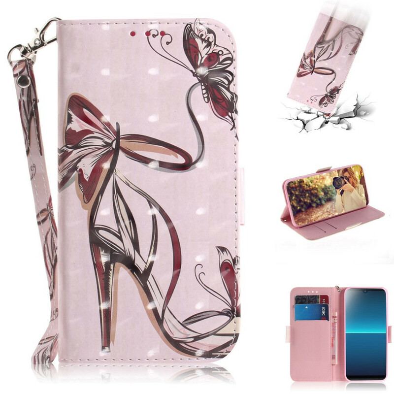 Housse Sony Xperia L4 Escarpin à Lanière