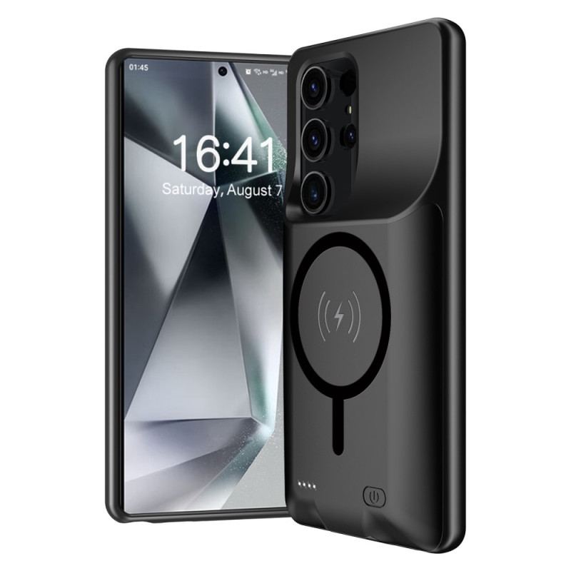 Coque Batterie 10000mAh pour Samsung Galaxy S25 Ultra Chargeur Externe avec Fixation Magnétique