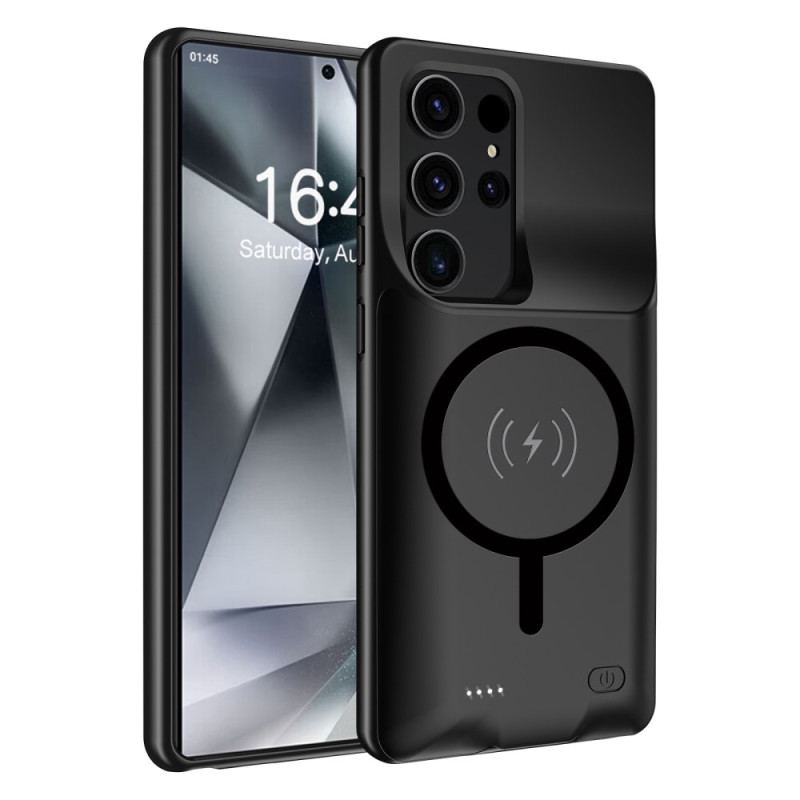 Coque Batterie 10000mAh pour Samsung Galaxy S25 Ultra Chargeur Externe avec Fixation Magnétique