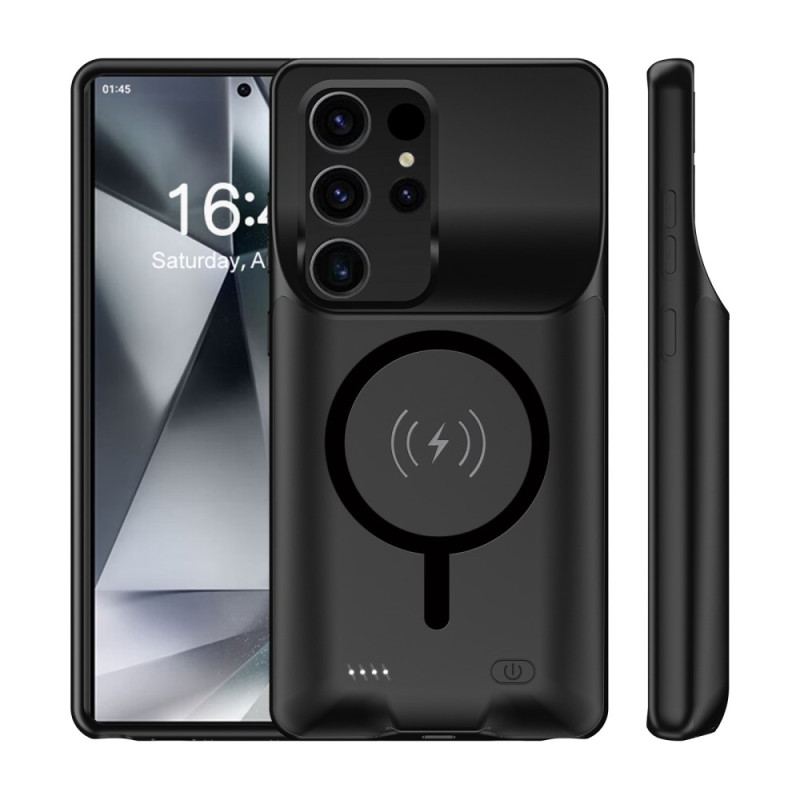 Coque Batterie 10000mAh pour Samsung Galaxy S25 Ultra Chargeur Externe avec Fixation Magnétique