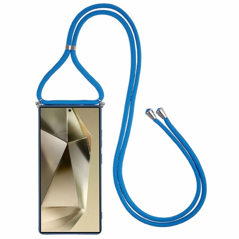 Coque à Cordon Samsung Galaxy S25 Ultra 5G Surface Caoutchoutée