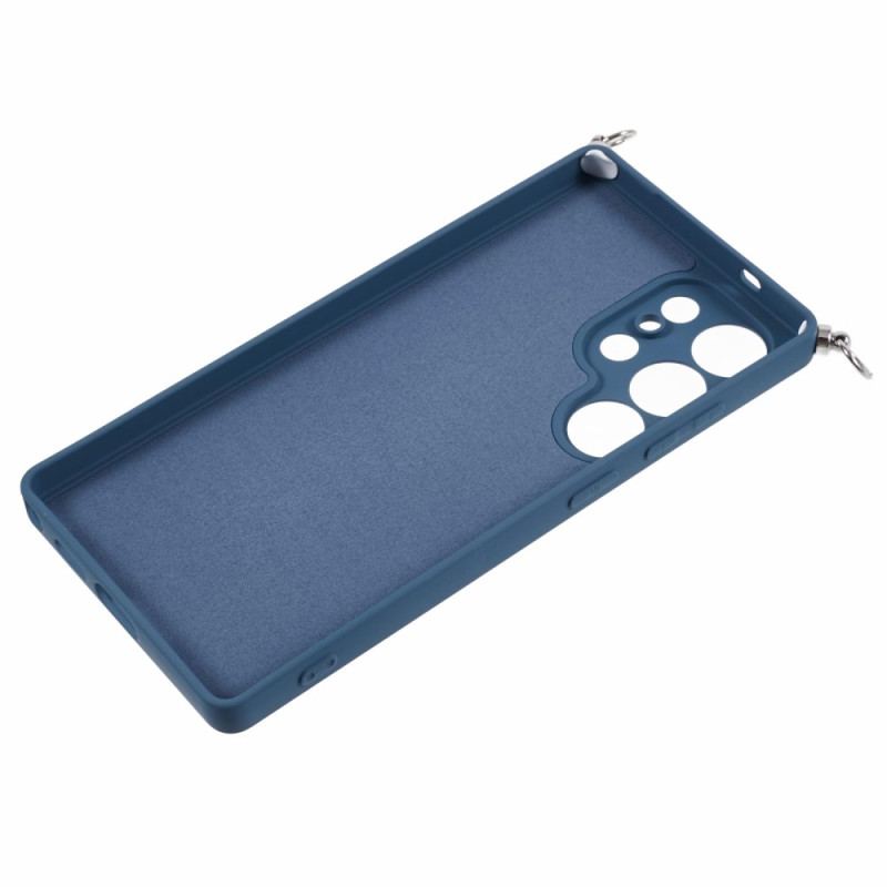 Coque à Cordon Samsung Galaxy S25 Ultra 5G Surface Caoutchoutée