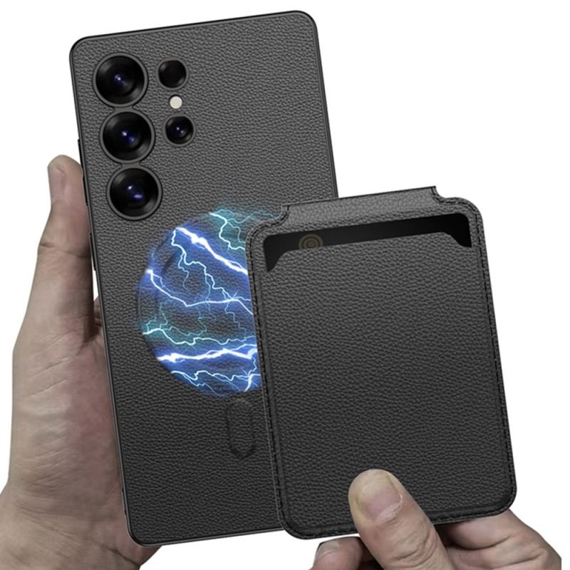 Coque Samsung Galaxy S25 Ultra 5G Compatible MagSafe avec Porte-Cartes