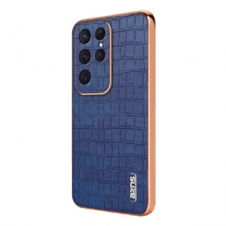 Coque Samsung Galaxy S25 Ultra 5G Effet Crocodile AZNS