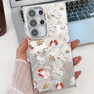 Coque Samsung Galaxy S25 Ultra 5G Motif avec Film Protecteur d'Objectif