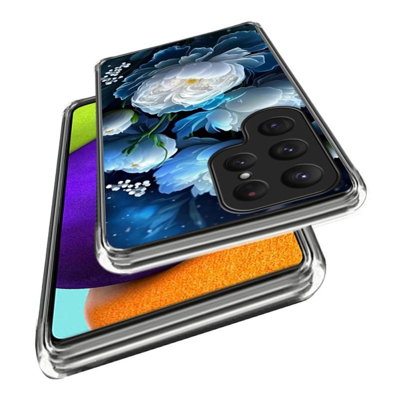 Coque Samsung Galaxy S25 Ultra 5G Pivoine Blanche