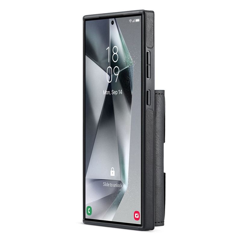 Coque Samsung Galaxy S25 Ultra 5G Portefeuille Magnétique Détachable