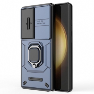 Coque Samsung Galaxy S25 Ultra 5G Ring Résistante avec Protecteur Objectif