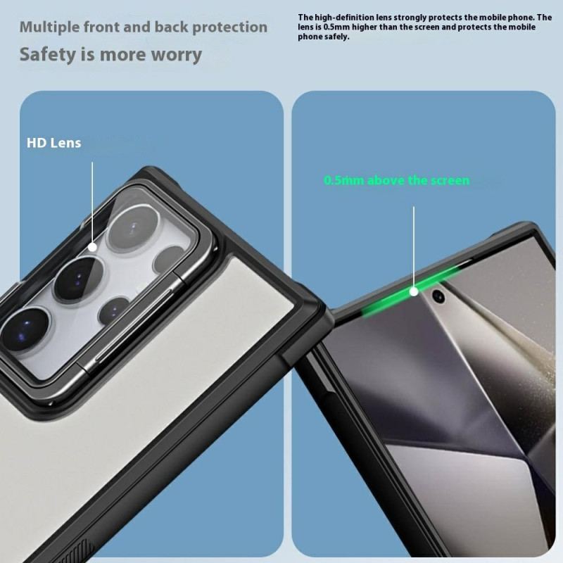 Coque Samsung Galaxy S25 Ultra 5G Robuste avec Support Intégré