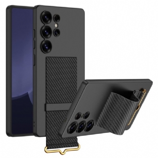 Coque Samsung Galaxy S25 Ultra 5G Sangle et Support GKK