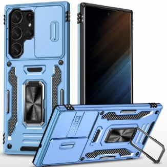 Coque Samsung Galaxy S25 Ultra 5G Support et Protection d'Objectif