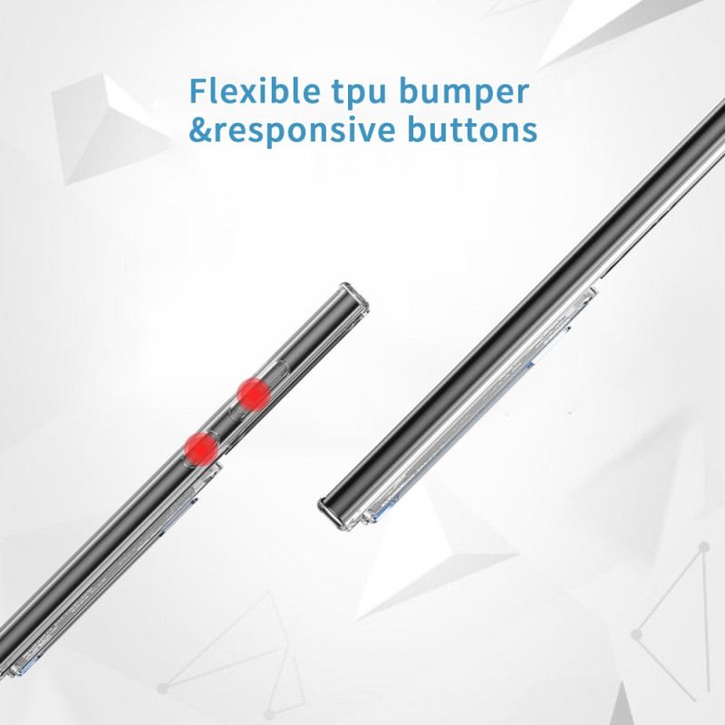 Coque Samsung Galaxy S25 Ultra 5G Transparent avec Porte-Cartes