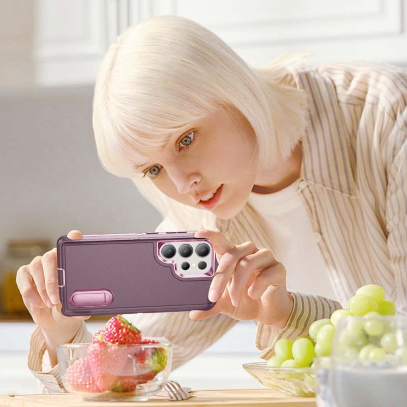 Coque Samsung Galaxy S25 Ultra Protection 3-en-1 avec Support