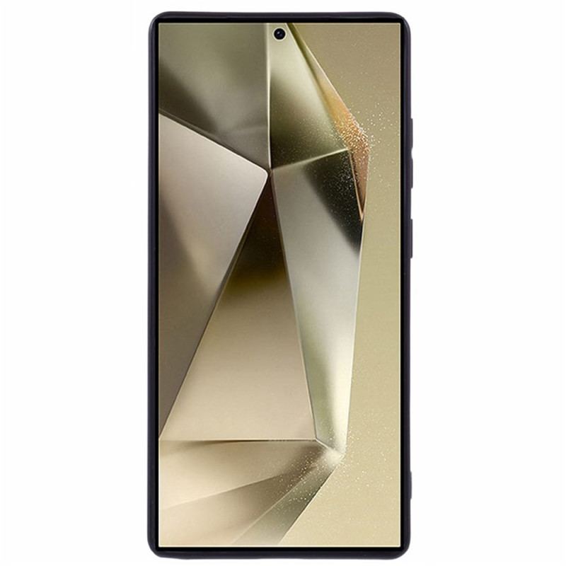 Coque Samsung Galaxy S25 Ultra Silicone Mat avec Protection Écran en Verre Trempé