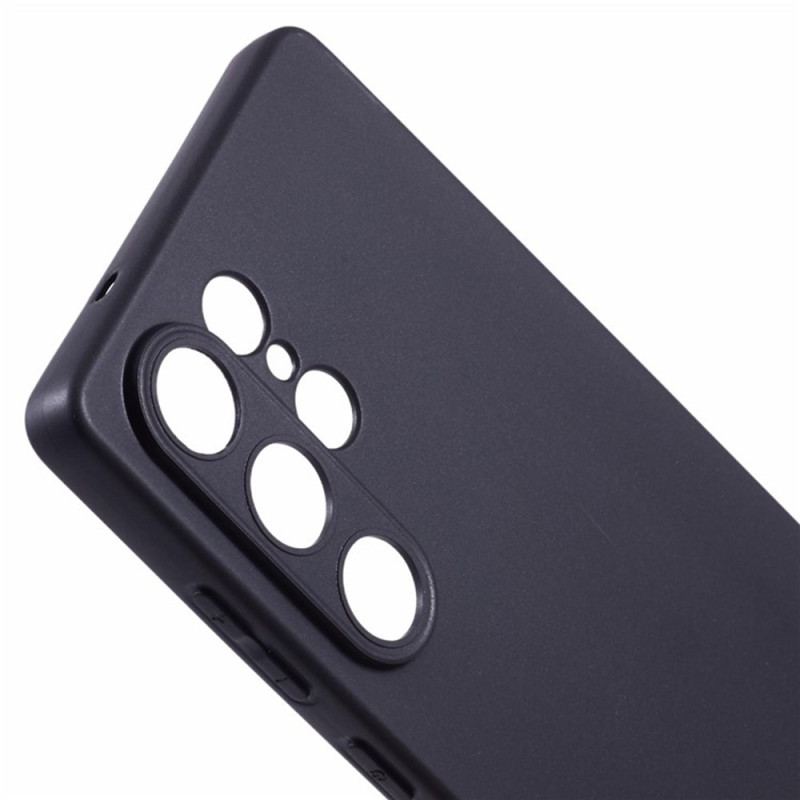 Coque Samsung Galaxy S25 Ultra Silicone Mat avec Protection Écran en Verre Trempé