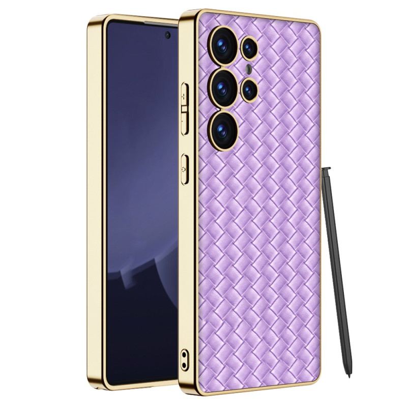 Coque Samsung Galaxy S25 Ultra Texture Tissée