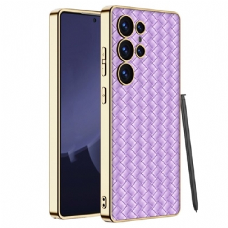 Coque Samsung Galaxy S25 Ultra Texture Tissée