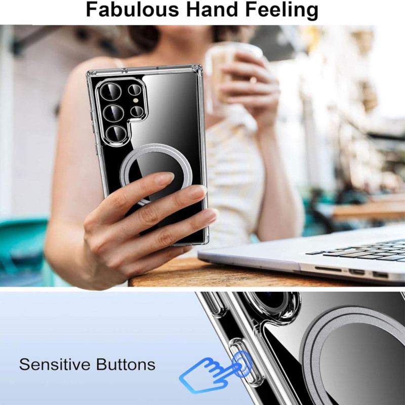 Coque Ultra Protectrice pour Samsung Galaxy S25 Ultra 5G Protectrice Compatible MagSafe