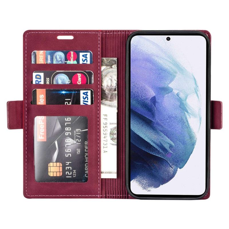 Flip Cover Samsung Galaxy S25 Ultra 5G Cuir Polyuréthane