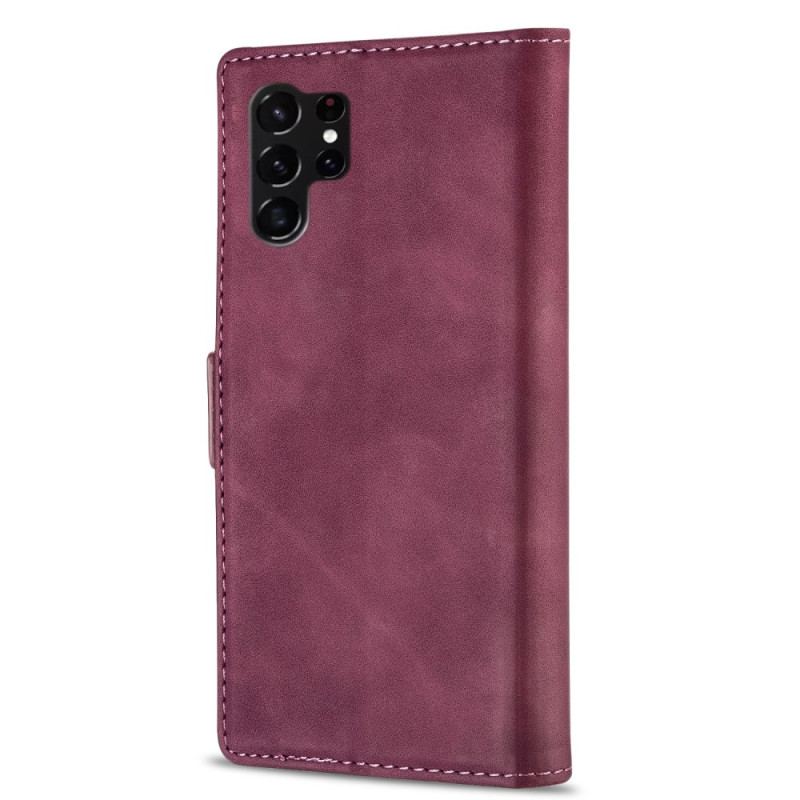 Flip Cover Samsung Galaxy S25 Ultra 5G Cuir Polyuréthane