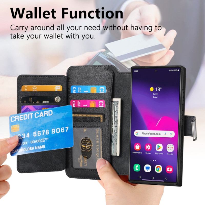 Housse Samsung Galaxy S25 Ultra 5G Coque Magnétique Détachable