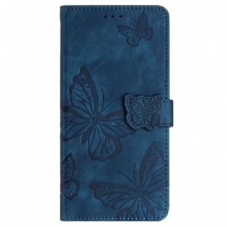 Housse Samsung Galaxy S25 Ultra 5G Effet Daim Papillons