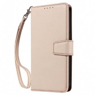 Housse Samsung Galaxy S25 Ultra 5G RFID Portefeuille Cuir avec Lanière