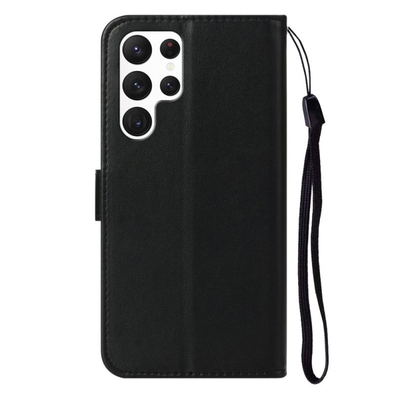 Housse Samsung Galaxy S25 Ultra 5G Simili Cuir Uni