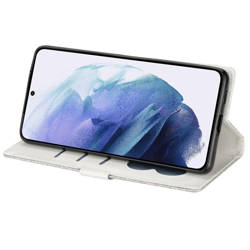 Housse Samsung Galaxy S25 Ultra Pochette Pailletée à Lanière