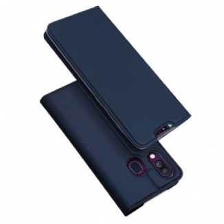 Flip Cover Samsung Galaxy A40 Skin Pro DUX DUCIS