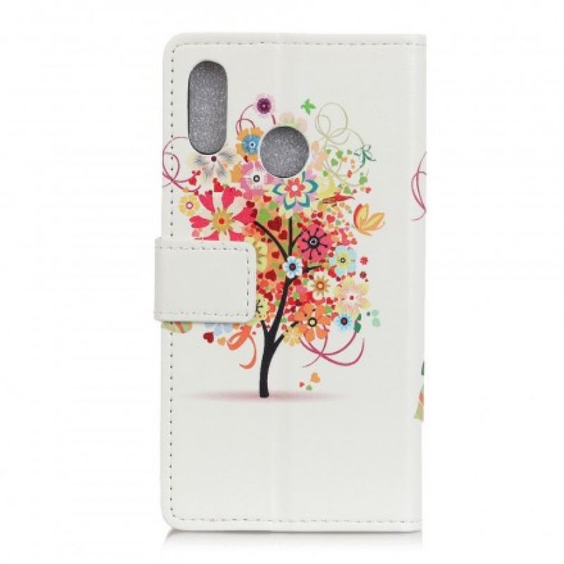Housse Samsung Galaxy A40 Arbre Fleuri