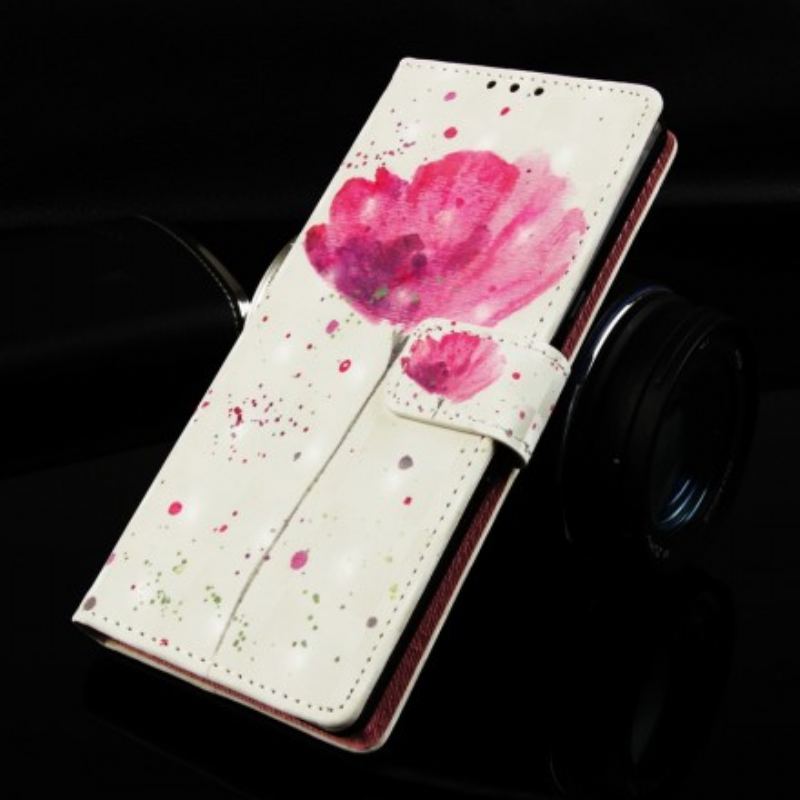 Housse Samsung Galaxy A40 Coquelicot Aquarelle