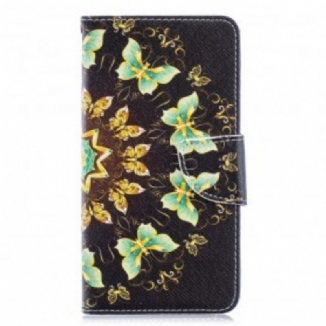 Housse Samsung Galaxy A40 Mandala Papillons