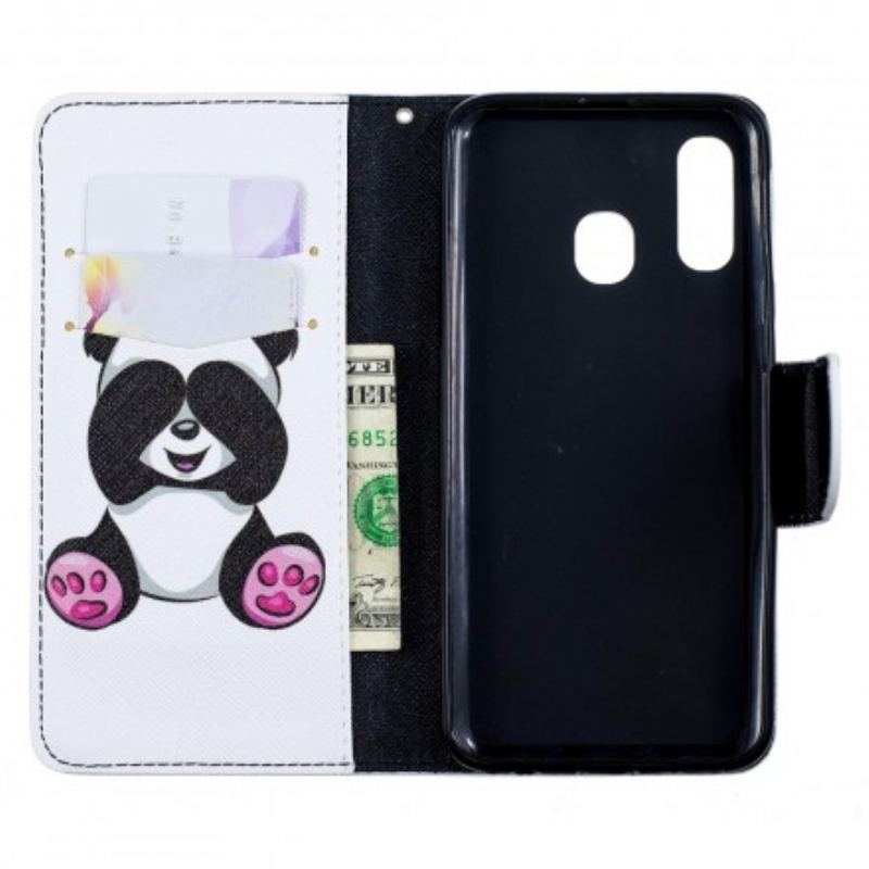 Housse Samsung Galaxy A40 Panda Fun