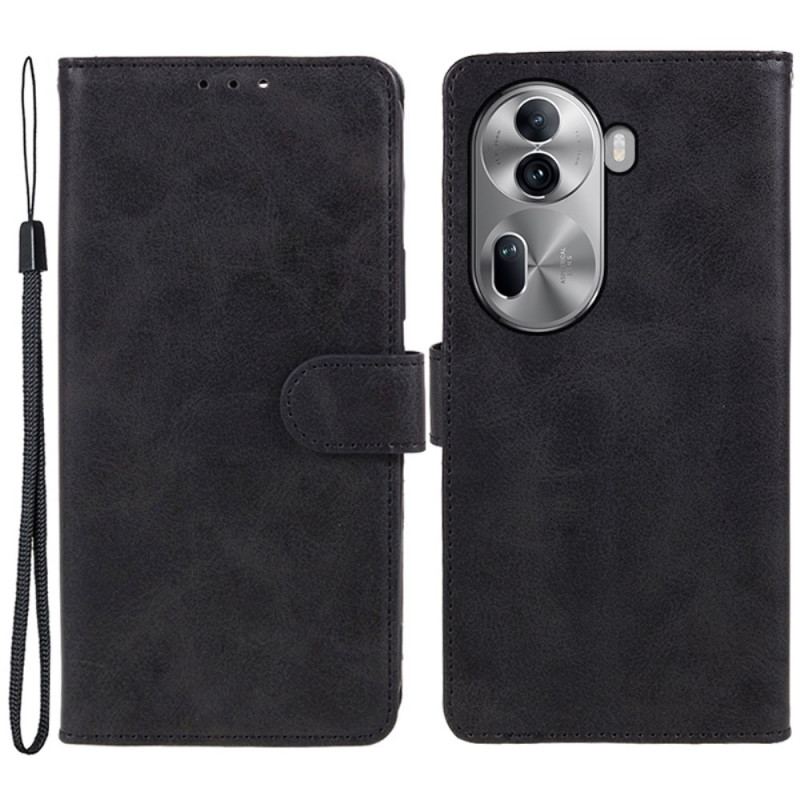 Housse Oppo Reno 11 5G Fermoir Magnétique à Lanière