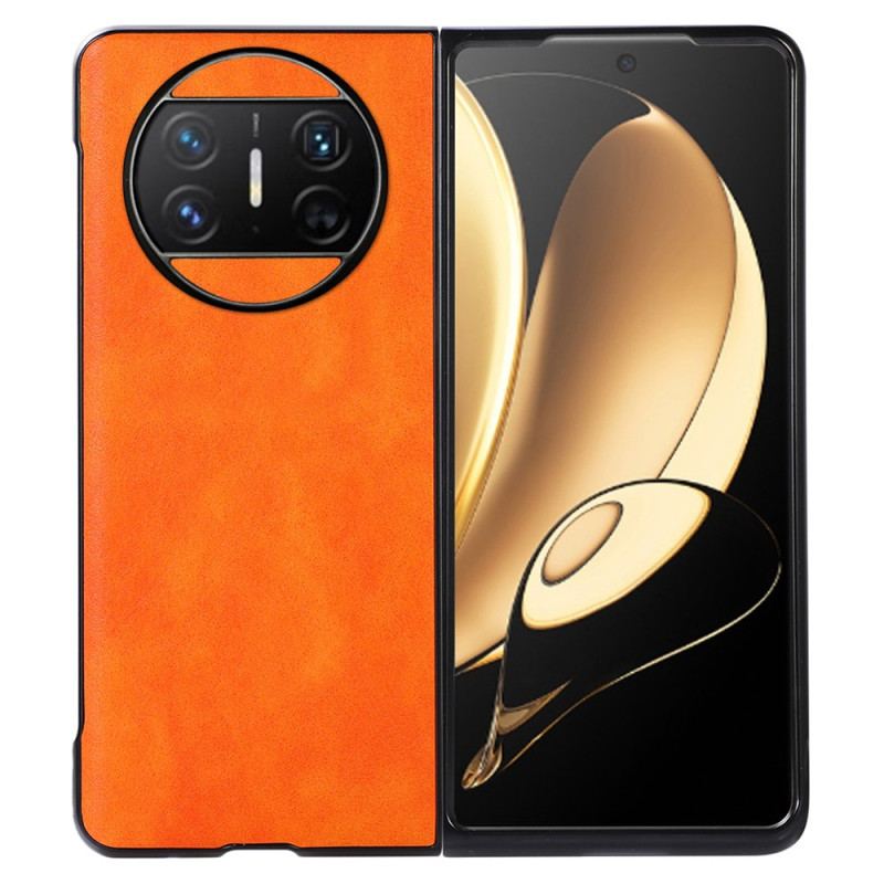 Coque Huawei Mate X3 Simili Cuir Litchi