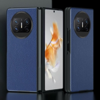 Coque Huawei Mate X3 Style Cuir Litchi