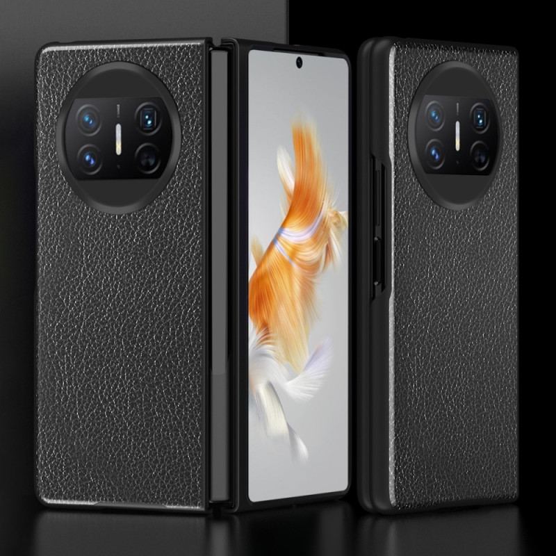 Coque Huawei Mate X3 Style Cuir Litchi