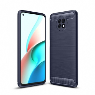 Coque Xiaomi Redmi Note 9 5G / Note 9T 5G Fibre Carbone Brossée
