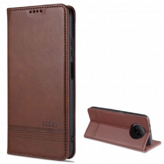 Flip Cover Xiaomi Redmi Note 9 5G / Note 9T 5G Style Cuir AZNS