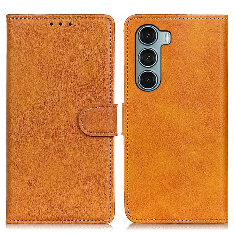 Housse Moto G200 5G Effet Cuir Matte Rétro