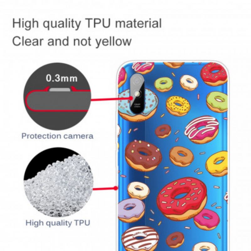 Coque Xiaomi Redmi 9A Love Donuts