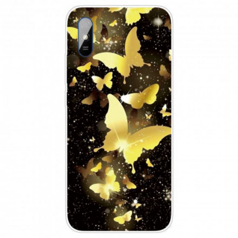Coque Xiaomi Redmi 9A Papillons Royaux