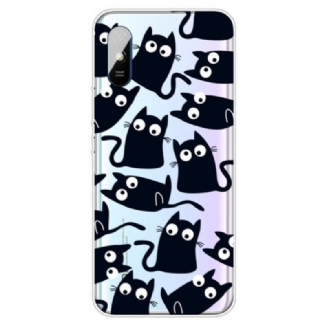 Coque Xiaomi Redmi 9A Souris Noires