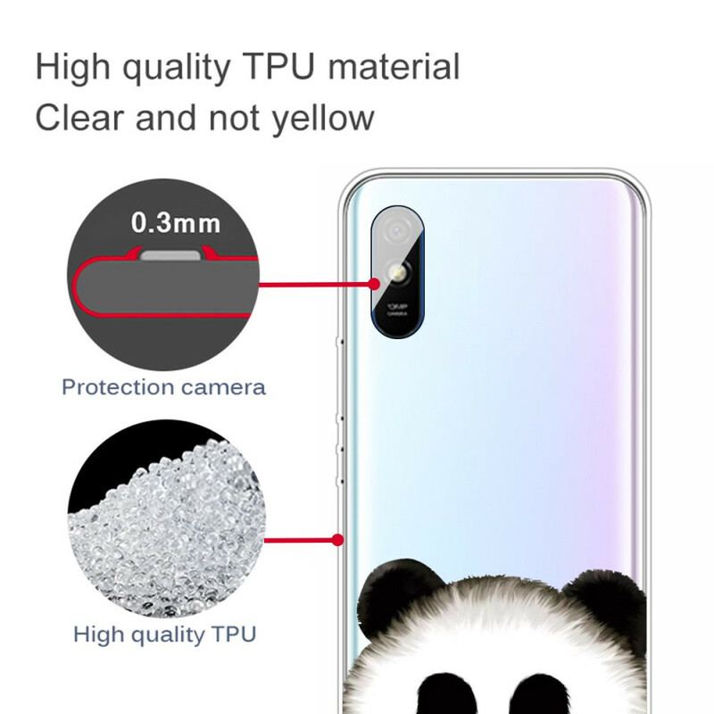 Coque Xiaomi Redmi 9A Transparente Panda