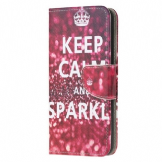 Housse Xiaomi Redmi 9A Keep Calm and Sparkle