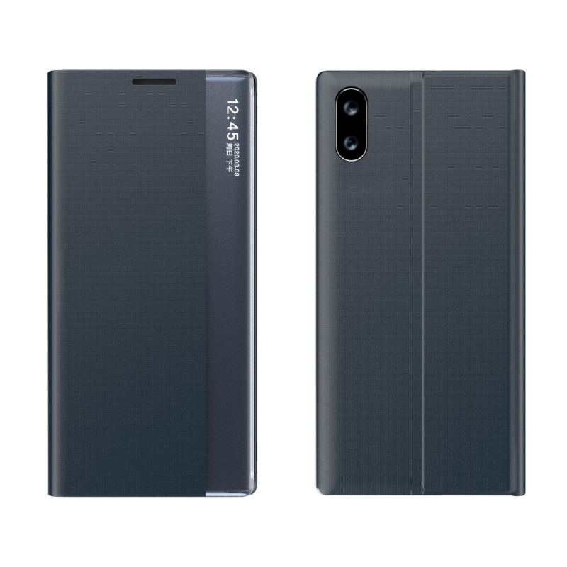 View Cover Xiaomi Redmi 9A Simili Cuir Texturé