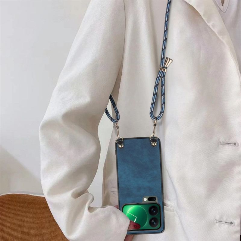 Coque à Cordon Xiaomi 17 Pro Effet Daim