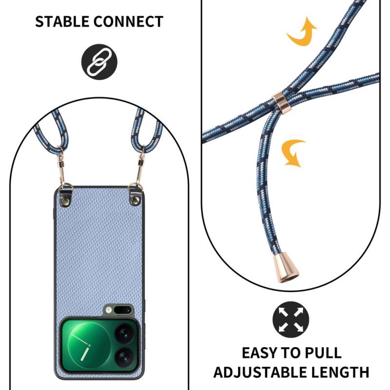 Coque à Cordon Xiaomi 17 Pro Simili Cuir