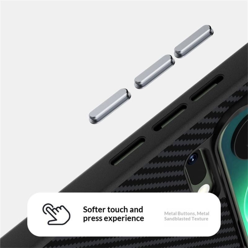 Coque Xiaomi 17 Pro Magnétique Fibre Carbone ABEEL